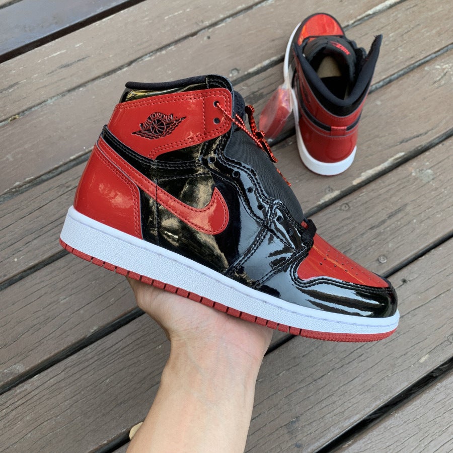 Jordan 1 Retro Red And Black Patent